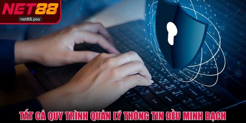 Tất cả quy trình quản lý thông tin đều minh bạch, chính sách bảo mật