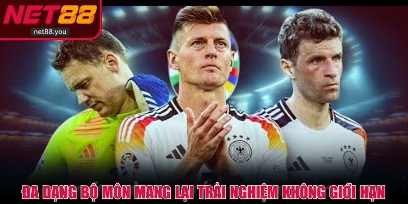 Đa dạng bộ môn mang lại trải nghiệm không giới hạn